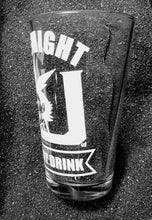 Load image into Gallery viewer, MHA BNHA My Hero Academia All Might Energy Drink etched pint glass tumbler cup fanart