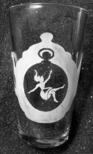 Load image into Gallery viewer, Alice in Wonderland etched pint glass tumbler cup