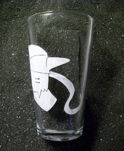 Load image into Gallery viewer, FMA Fullmetal Alchemist fanart Alphonse Elric etched pint glass tumbler cup
