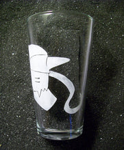 Load image into Gallery viewer, FMA Fullmetal Alchemist fanart Alphonse Elric etched pint glass tumbler cup