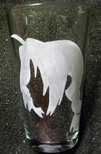 Load image into Gallery viewer, FMA Fullmetal Alchemist fanart Edward Elric etched pint glass tumbler cup