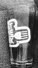 Load image into Gallery viewer, The Good Place inspired What the Fork etched pint glass beer tumbler cup