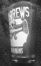 Load image into Gallery viewer, WWDITS fanart Lucky Brews for Regular Humans etched pint glass tumbler What We Do in the Shadows