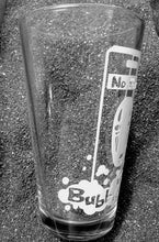 Load image into Gallery viewer, Spirited Away fanart No Face Bubble Bath etched pint glass tumbler cup