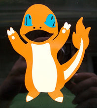Load image into Gallery viewer, Pokemon Starter vinyl car decal Bulbasaur Charmander Eevee Squirtle fanart