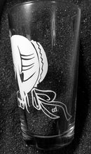 Load image into Gallery viewer, Fate/Stay Night Saber fanart etched pint glass tumbler cup