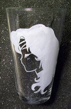 Load image into Gallery viewer, Sailor Mars fanart Senshi Scouts etched pint glass tumbler