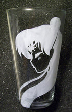 Load image into Gallery viewer, Sailor Moon fanart Senshi Scouts etched pint glass tumbler