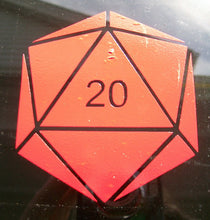Load image into Gallery viewer, D20 D&D Dice vinyl car decal computer laptop sticker