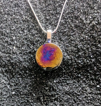 Load image into Gallery viewer, Oilslick Rainbow glass pendant 3/4", 1", 2"