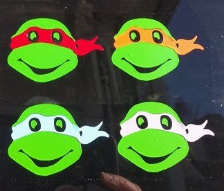 TMNT fanart Ninja Turtle vinyl car decal laptop computer sticker