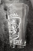 Load image into Gallery viewer, K-Pop Demon Hunters tiger fanart etched pint glass
