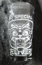 Load image into Gallery viewer, K-Pop Demon Hunters tiger fanart etched pint glass
