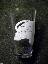 Load image into Gallery viewer, FMA Fullmetal Alchemist fanart Flamel etched pint glass tumbler cup
