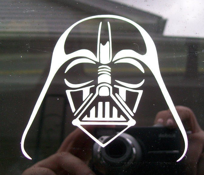 Star Wars fanart Darth Vader vinyl car decal laptop computer sticker